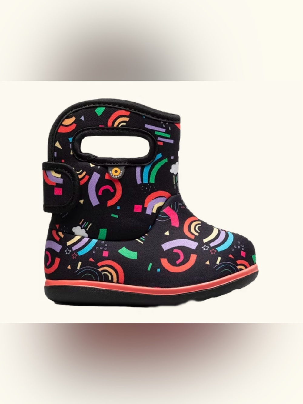Bogs Baby II Rainbow Fun Rainboots in Size 4